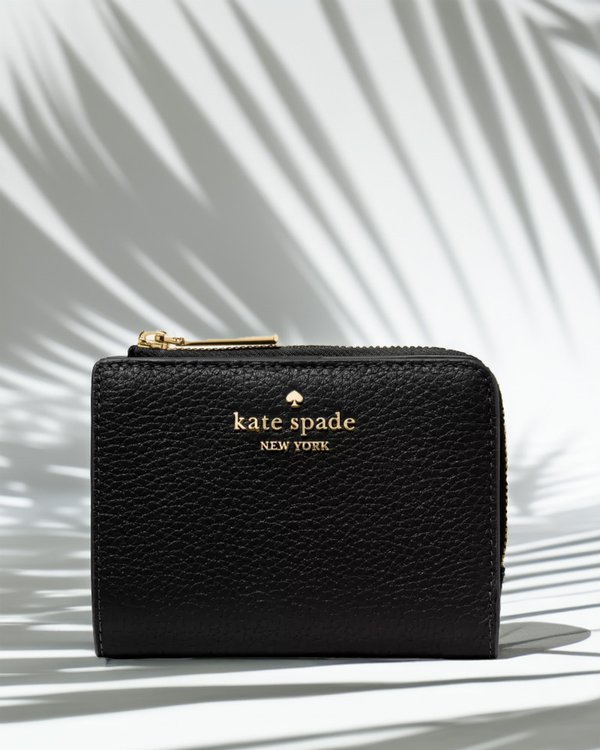 Kate Spade Small L Zip Wallet Black