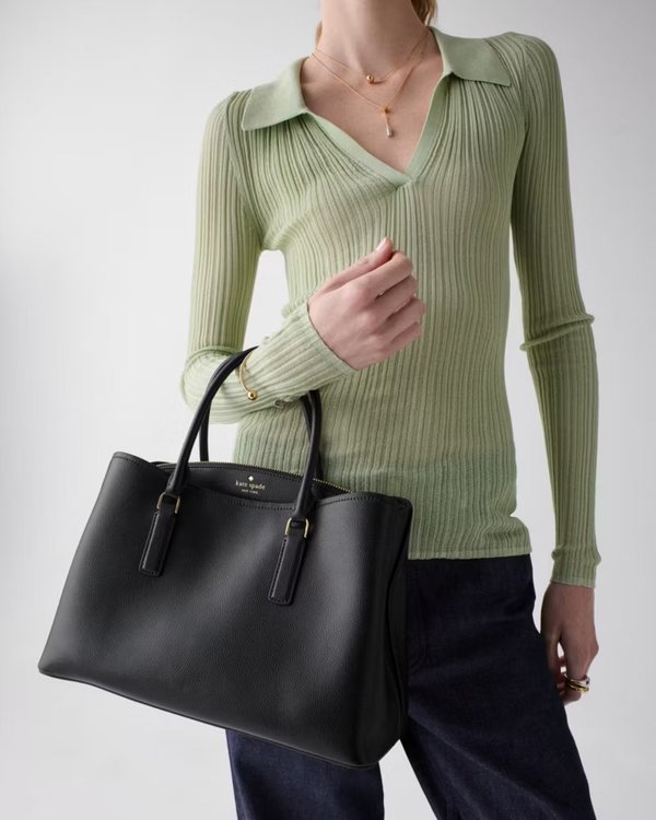 Kate Spade Thompson Street Satchel Bag Black