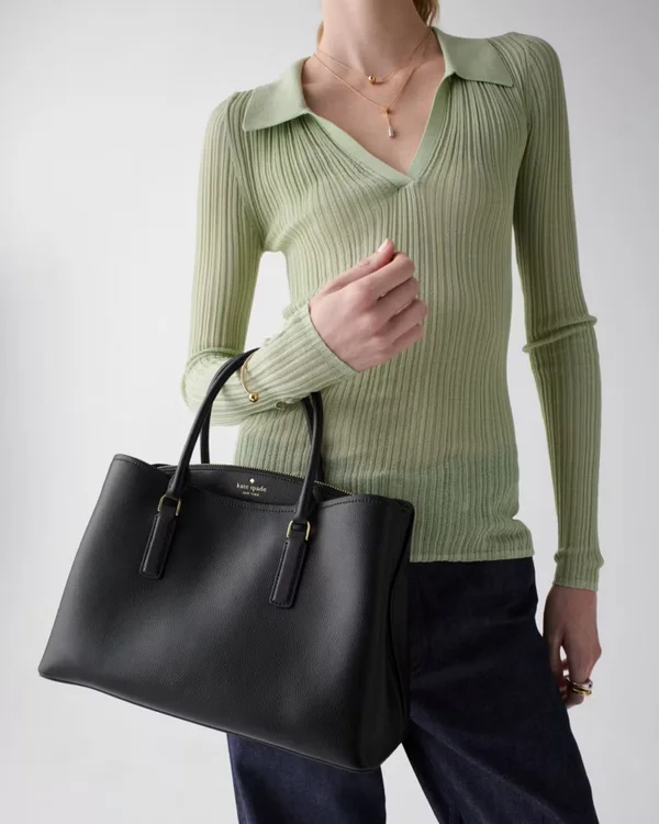 Kate Spade Thompson Street Satchel Bag Black