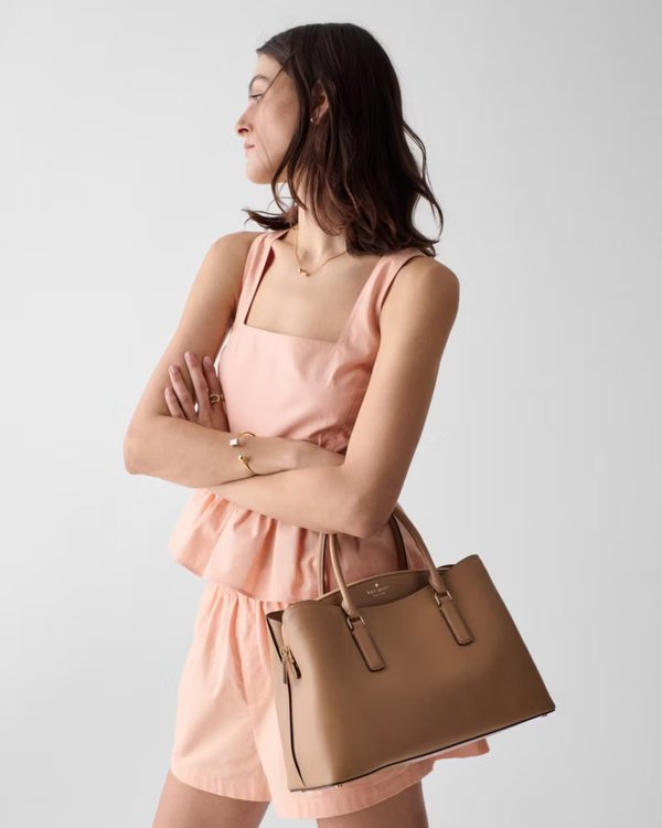 Kate Spade Thompson Street Satchel Bag Tuscan Brown