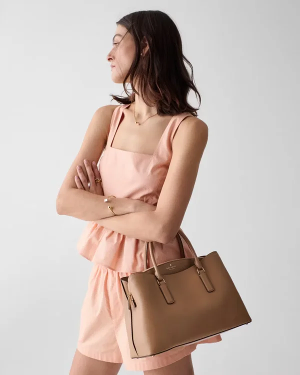 Kate Spade Thompson Street Satchel Bag Tuscan Brown