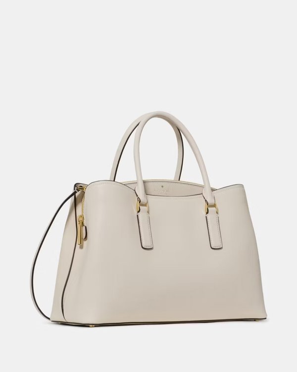 Kate Spade Thompson Street Satchel Bag Cashew Milk