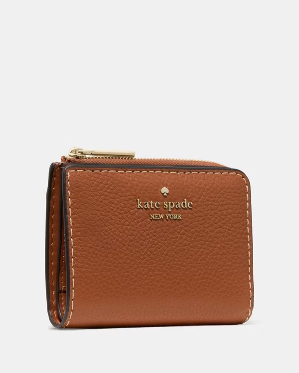 Kate Spade Small L Zip Wallet Warm Gingerbread