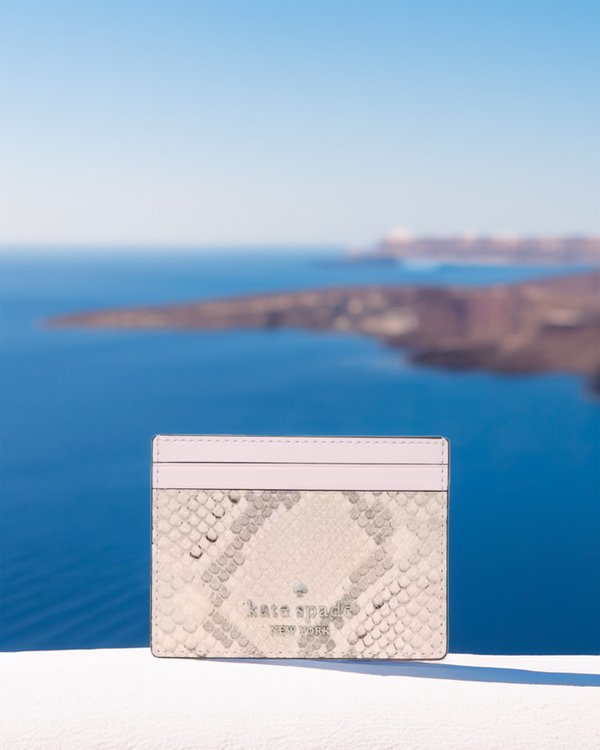 Kate Spade Snake Small Slim Card Holder