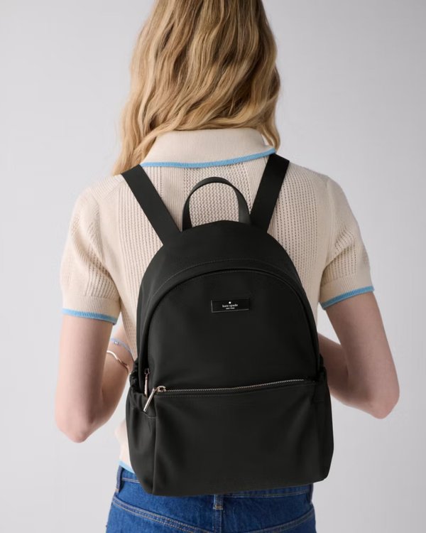 Kate Spade Carter Nylon Dome Backpack Black