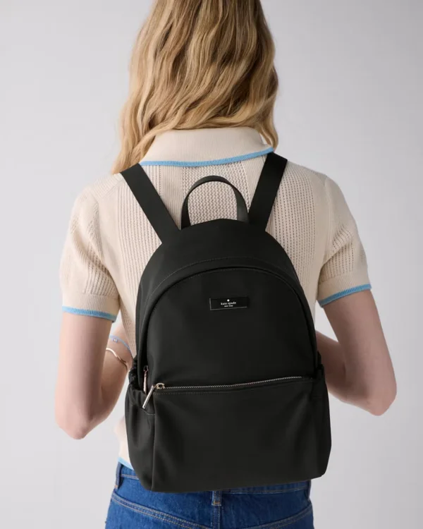 Kate Spade Carter Nylon Dome Backpack Black