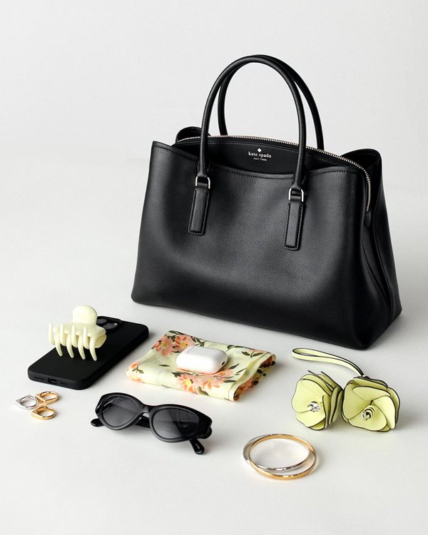 Kate Spade Thompson Street Satchel Bag Black