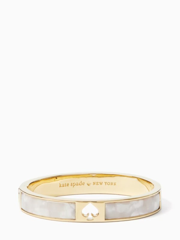 Kate Spade Hole Punch Marble Hinge Bangle