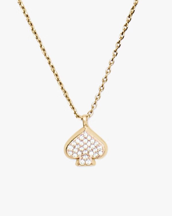 Kate Spade Everyday Spade Pave Mini Pendant Gold
