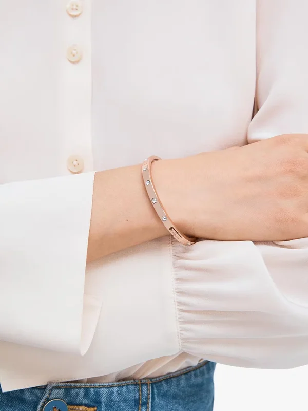 Kate Spade Set In Stone Hinged Bangle