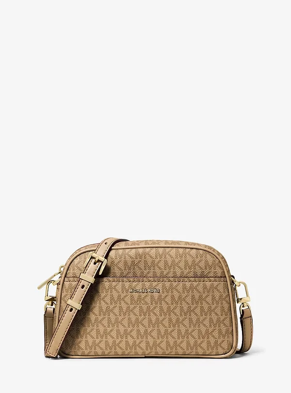 Michael Kors Small Logo Camera Crossbody Bag Husk