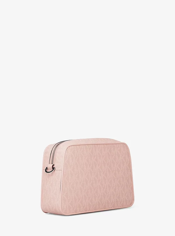 Michael Kors Small Logo Camera Crossbody Bag Smokey Rose