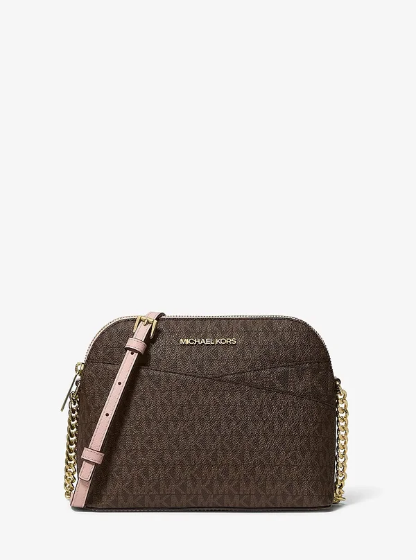 Michael Kors Medium Logo Crossbody Bag PWD BLUSH
