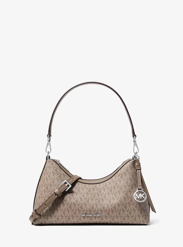 Michael Kors Sammy Small Logo Convertible Crossbody Bag Mushroom