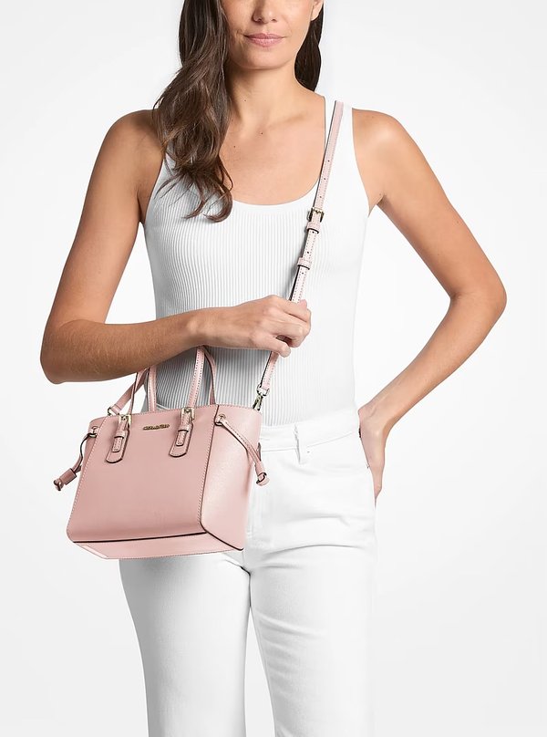 Michael Kors Voyager XS Saffiano Crossbody Bag PWD BLUSH