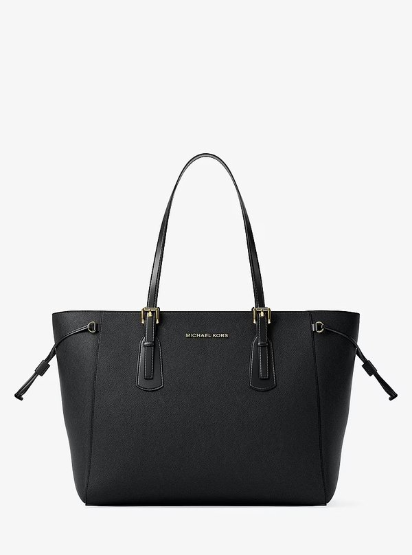 Michael Kors Voyager Large Saffiano Leather Tote Black