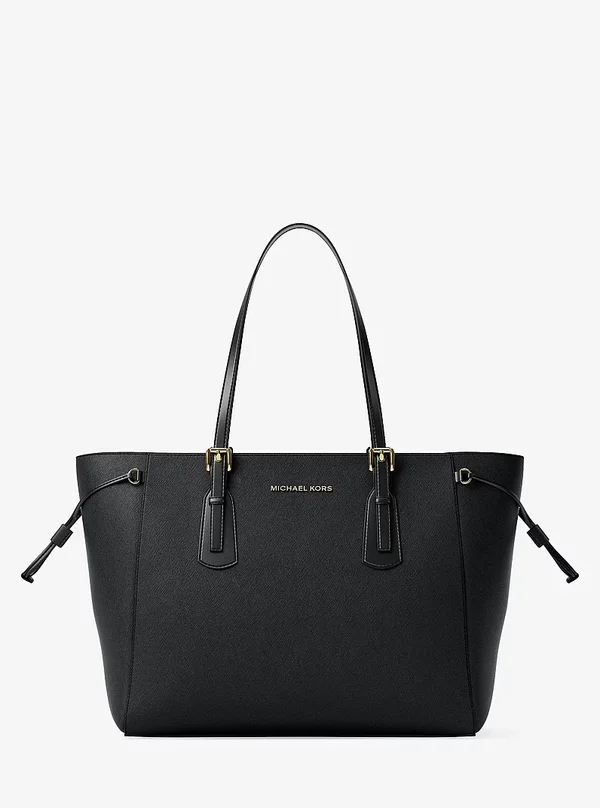 Michael Kors Voyager Large Saffiano Leather Tote Black