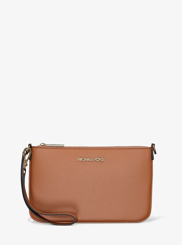 Michael Kors Small Pebbled Leather Convertible Wristlet Luggage
