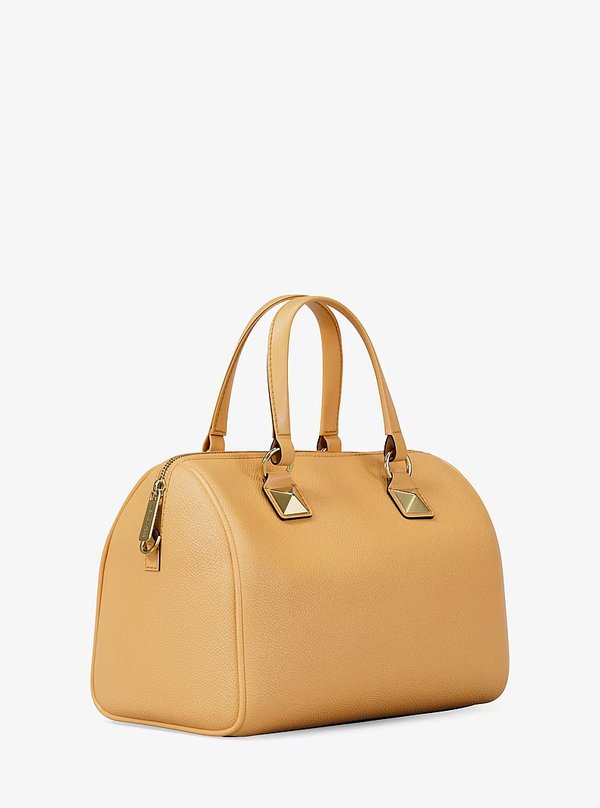 Michael Kors Medium Pebbled Leather Duffel Bag Honeywheat