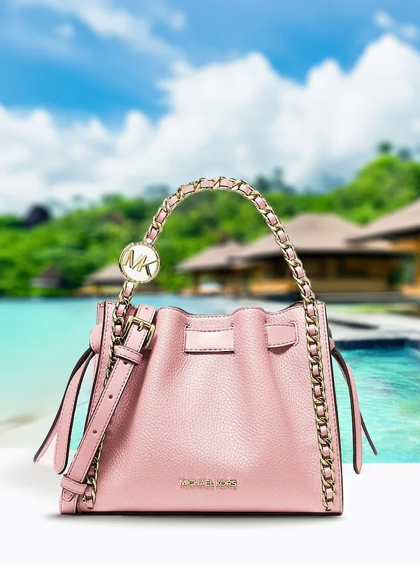 Michael Kors Small Chain Convertible Crossbody Bag Pwd Blush