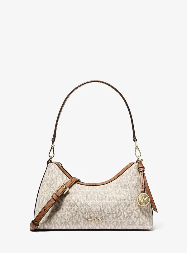 Michael Kors Sammy Small Logo Convertible Crossbody Bag Vanilla