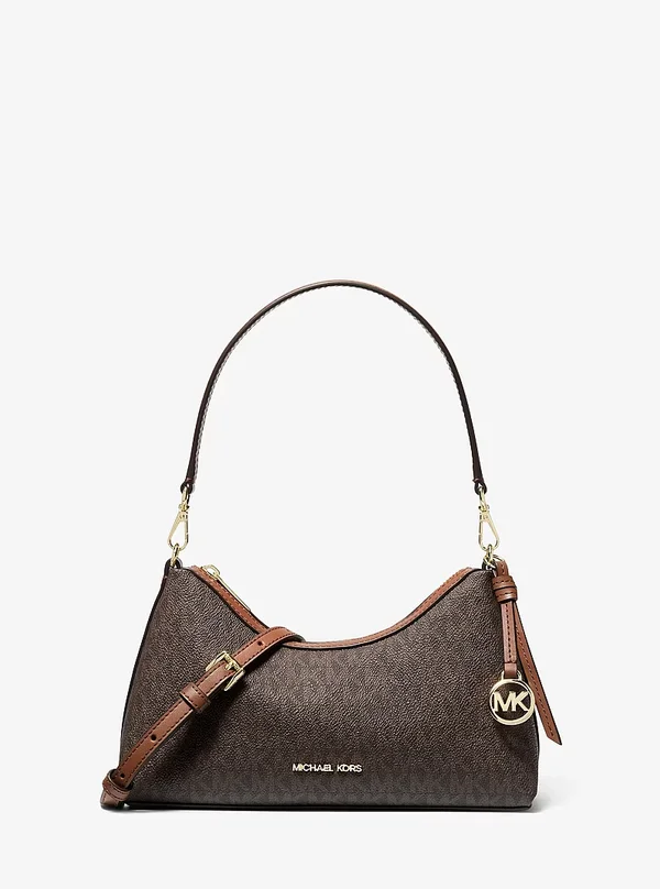 Michael Kors Sammy Small Logo Convertible Crossbody Bag Brown