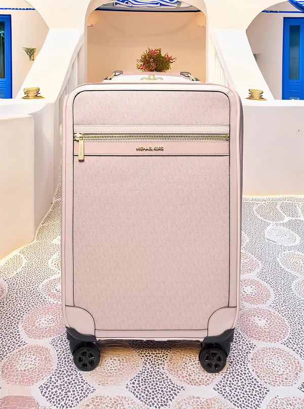 Michael Kors Small Logo Suitcase PWD Blush