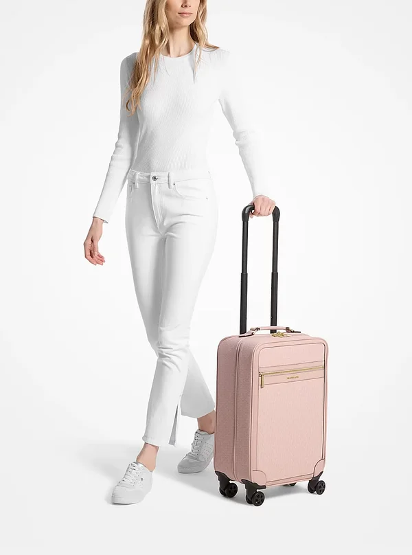Michael Kors Small Logo Suitcase PWD Blush