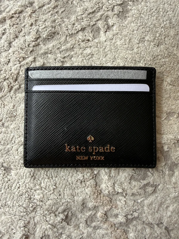 Kate Spade Small Slim Card Holder Black