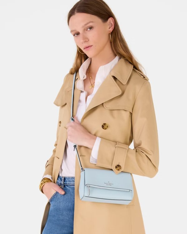 Kate Spade Leila Mini Crossbody Crisp Sky