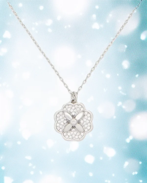 Kate Spade Heritage Bloom Mini Pendant Silver