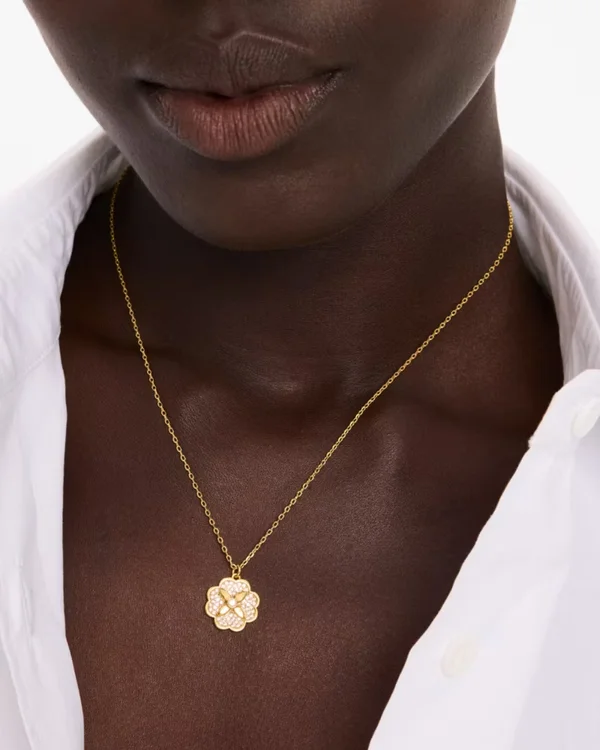 Kate Spade Heritage Bloom Mini Pendant Gold