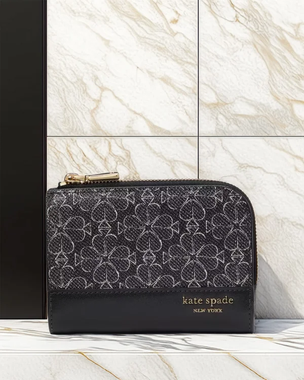 Kate Spade Flower Small Compact Wallet