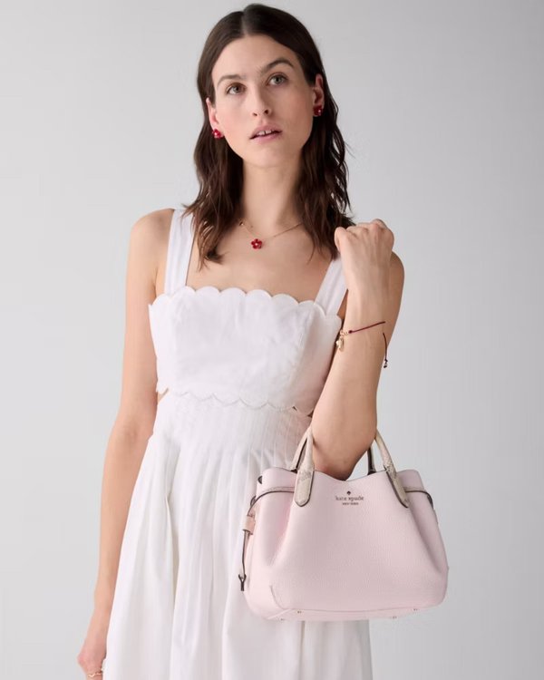 Kate Spade Dumpling Pebble Snake Embossed Small Satchel Bag