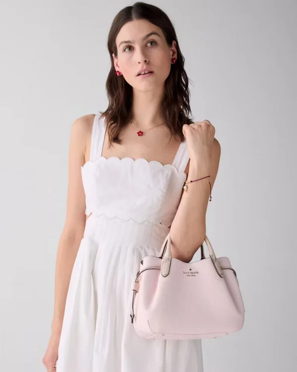 Kate Spade Dumpling Pebble Snake Embossed Small Satchel Bag