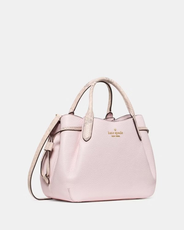 Kate Spade Dumpling Pebble Snake Embossed Small Satchel Bag