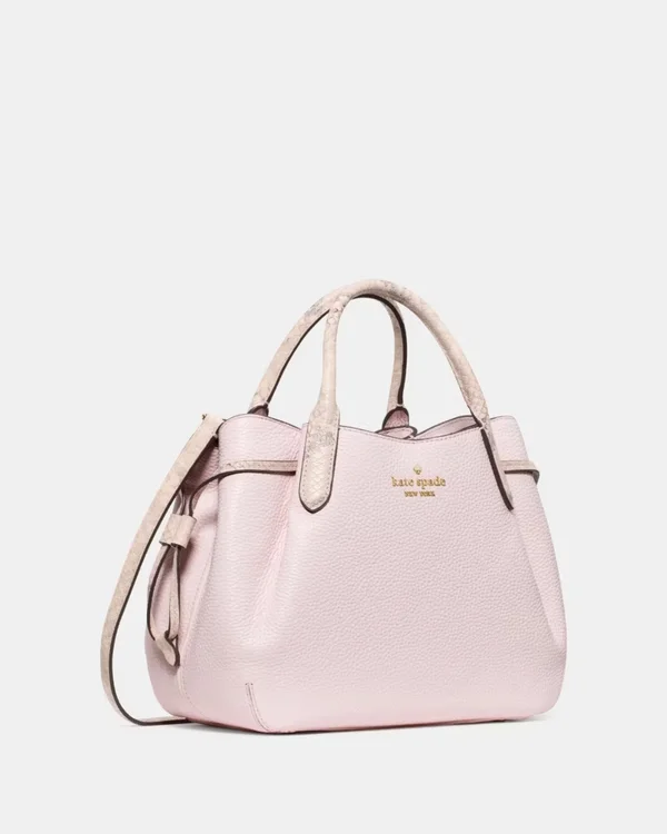 Kate Spade Dumpling Pebble Snake Embossed Small Satchel Bag