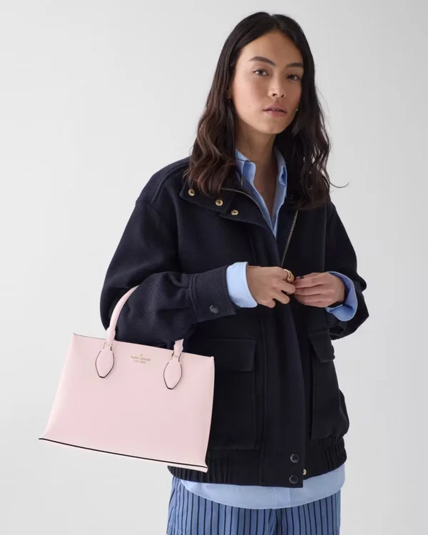 Kate Spade Rae Satchel Bag Shimmer Pink