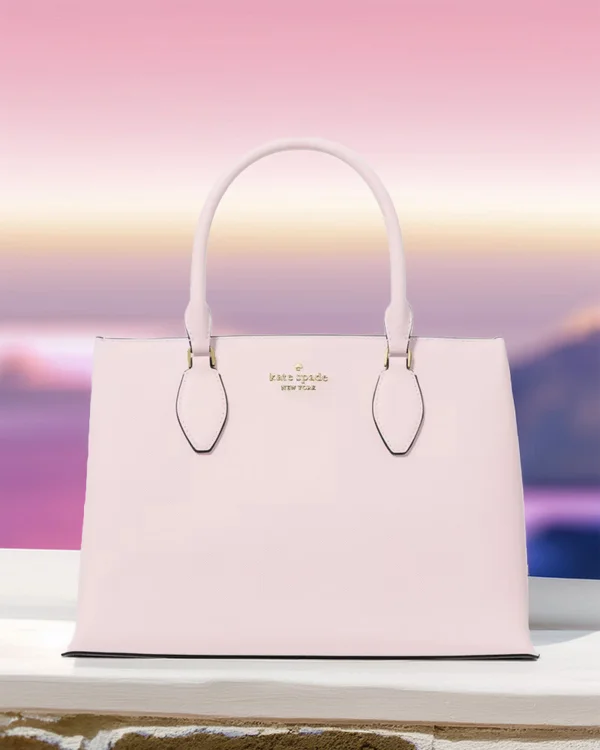 Kate Spade Rae Satchel Bag Shimmer Pink