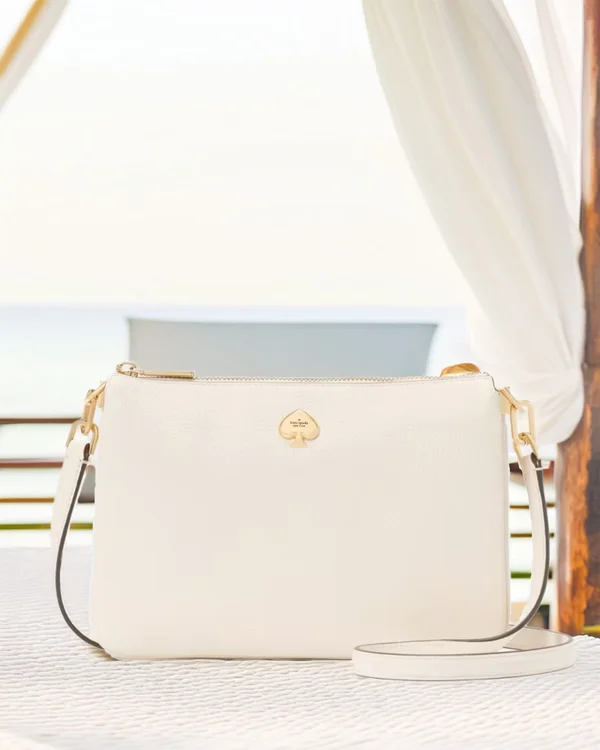 Kate Spade Kayla Triple Crossbody Bag Meringue