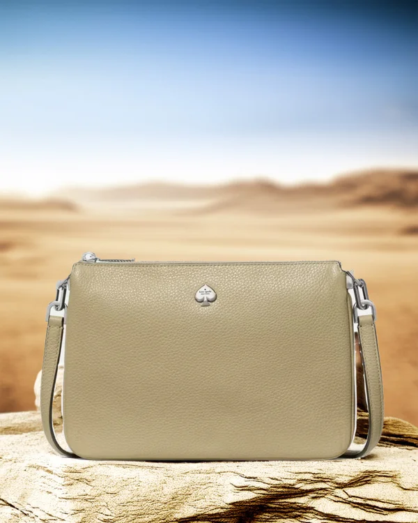 Kate Spade Kayla Triple Crossbody Bag Elm