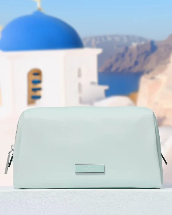 Kate Spade Carter Nylon Cosmetic Pouch Crisp Sky