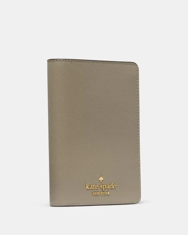 Kate Spade Passport Holder Oyster Shell