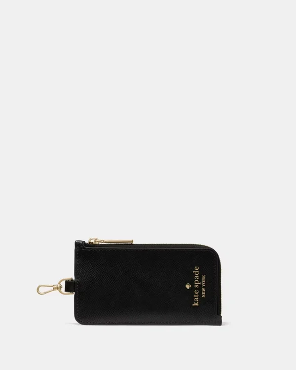 Kate Spade Card Case Lanyard Black