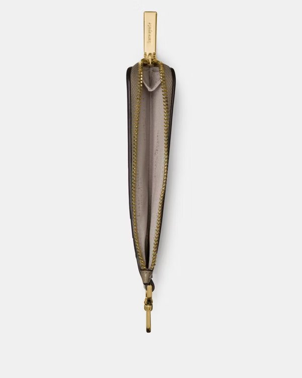 Kate Spade Card Case Lanyard Oyster Shell
