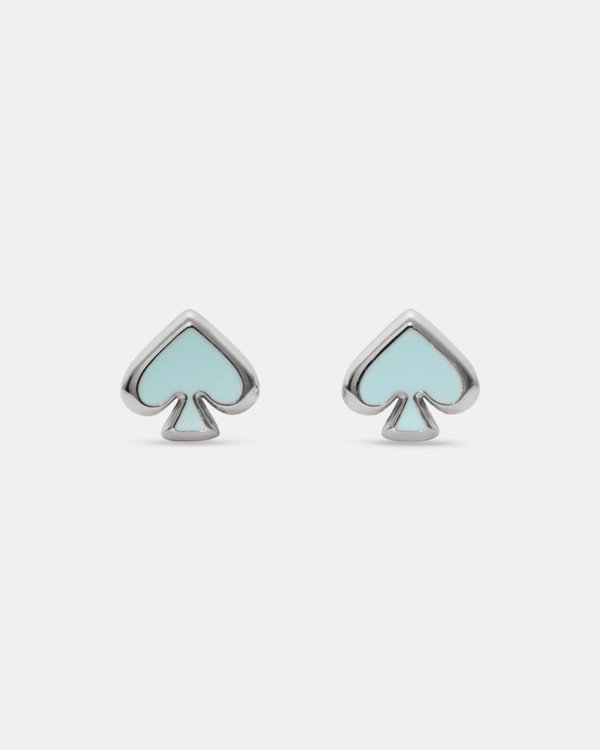Kate Spade Everyday Spade Enamel Studs Crisp Sky