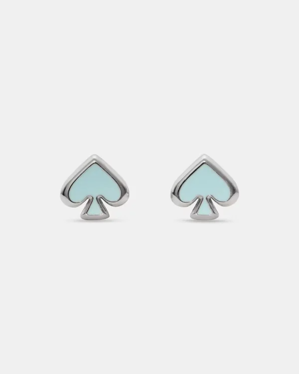 Kate Spade Everyday Spade Enamel Studs Crisp Sky