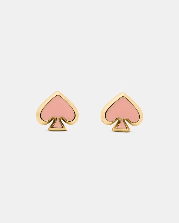 Kate Spade Everyday Spade Enamel Studs Pink