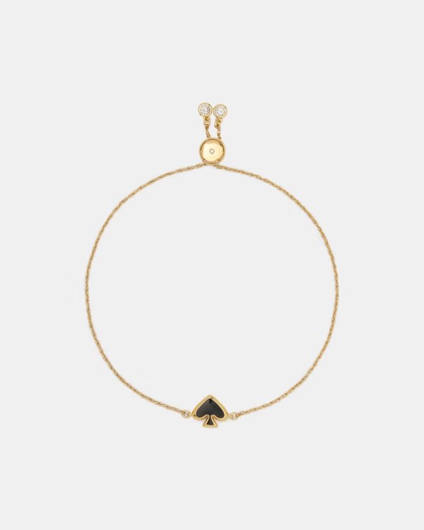 Kate Spade Enamel Slider Bracelet Black