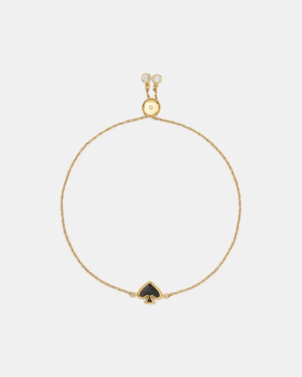 Kate Spade Enamel Slider Bracelet Black